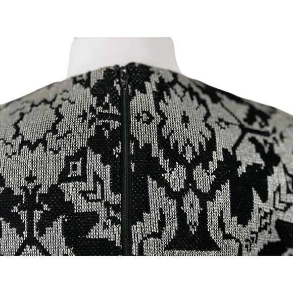 Vintage 80s Faux Leather Metallic Whimsigoth Big Shoulder Dolman Top Women's S - Picture 7 of 9